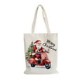 thumbnail image 2 of Bolsa de Lona Navideña | Bolsa de Regalo Reutilizable para Regalos Navideños | Bolsa de Compras Ligera y Duradera | Opciones Multicolor | Bolsa de Mano Práctica y Festiva para Fiestas Navideñas y Cen, 2 of 6