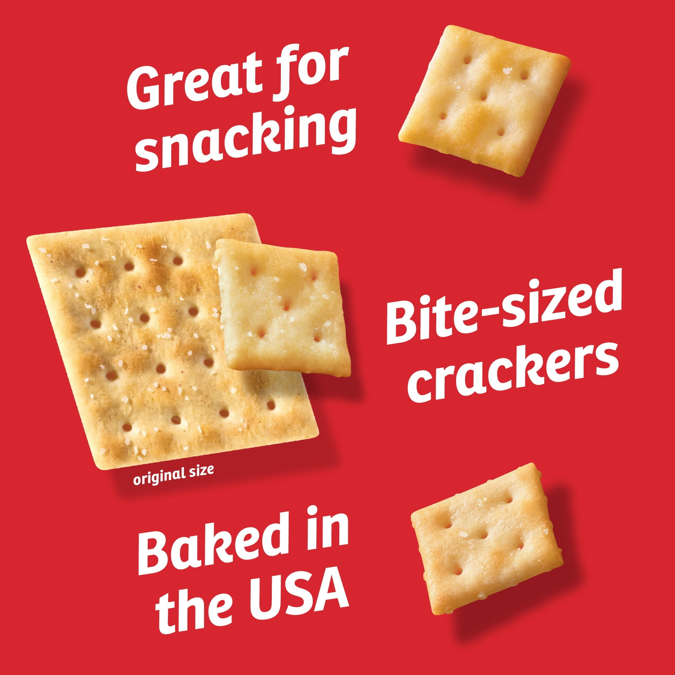(3 pack) Zesta Minis Original Saltine Crackers, Soup Crackers, 11 oz