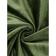 thumbnail image 5 of Agnes Orinda Women's Plus Size Cardigan Ruffled Asymmetric Open Front Long Velvet Jackets 1X Army Green, 5 of 6