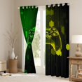 thumbnail image 3 of Feelyou Green Yellow Gamepad Curtains (2, 52x84), Boys Futuristic Console, 3 of 6