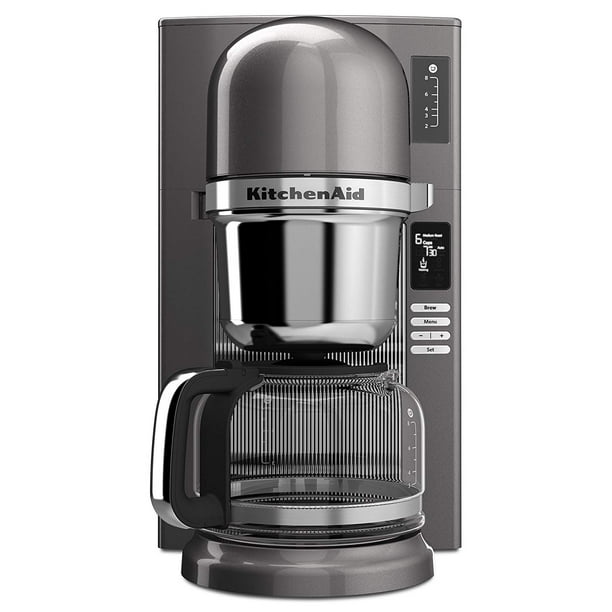 KitchenAid KCM0802MS Pour Over Coffee Brewer, Medallion Silver