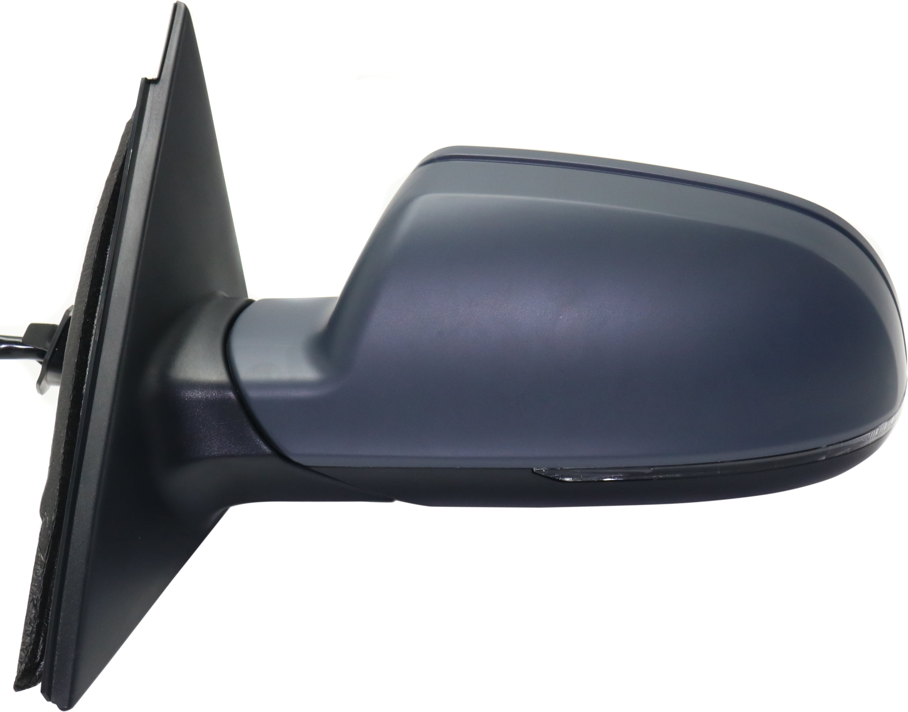Mirror Compatible With 2010-2011 Audi A4 S4 Left Driver Side Heated In-housing Signal Light Paintable Kool-Vue