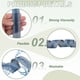 thumbnail image 3 of Cinta de Dobladillo Instantánea Uxcell para Planchar, Cinta Adhesiva sin Coser para Pantalones, Tiras Negras Amarillas Azules, 3 Pcs, 5.5 Yard, 3 of 7