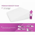 thumbnail image 3 of Home Sweet Home Bed Wedge Pillow with Memory Foam Top, 3 of 5
