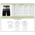 thumbnail image 2 of Mens Swim Shorts Leisure Layer Design Stylish Printed Versatile Beach Clothes for Men,Grey,32, 2 of 5