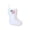White-B, variant on JeashCHAT 7.8 Inches Knitted Mini Christmas Stockings, Embroidered Initial Cable-Knit Christmas Stockings, Personalized Letter Xmas Stockings for Mantel Fireplace Christmas Tree Decorations