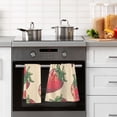 thumbnail image 4 of Many Strawberries Hand Towel Cotton Bath Towel Large Face Towels Absorbent for Bathroom Home Hotel, 4 of 7