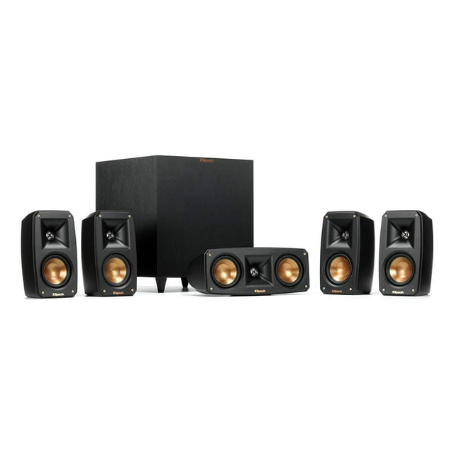 Sistema de sonido envolvente Klipsch Black Reference Theater Pack 5.1