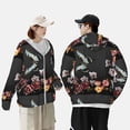 thumbnail image 4 of Lsque Butterfly with Fowers UPF 50+ Lightweight Sun Protection Men's Women's Long Sleeve Shirt, Hoodie Performance -3X-Large, 4 of 9