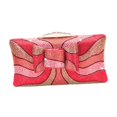 thumbnail image 3 of Bolso de mano de noche Strade Fareast Limited con brillantes diamantes de imitación Rojo 19 cm x 11 cm x 7 cm, 3 of 8