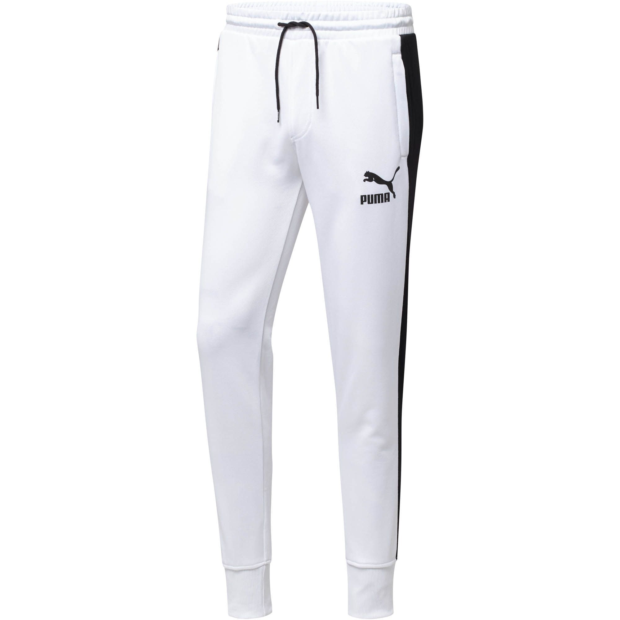 Puma T7 Archive Men's Athletic Fashion Track Pants White/Black 572657-42 - Walmart.com