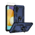 thumbnail image 1 of TASHHAR Samsung Galaxy A04S Case/A13 5G Case with Screen Protector and Magnetic Ring Kickstand Military Grade Double Layer Drop Protection Rugged Detachable for Galaxy A04S/A13 5G Phone - Blue, 1 of 8