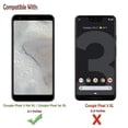 thumbnail image 4 of Pixel 3a XL - Tempered Glass Screen Protector, 3D Curved Edge Full Cover Bubble Free Case Friendly 9H Hardness HD Clear for Google Pixel 3a XL, 4 of 7
