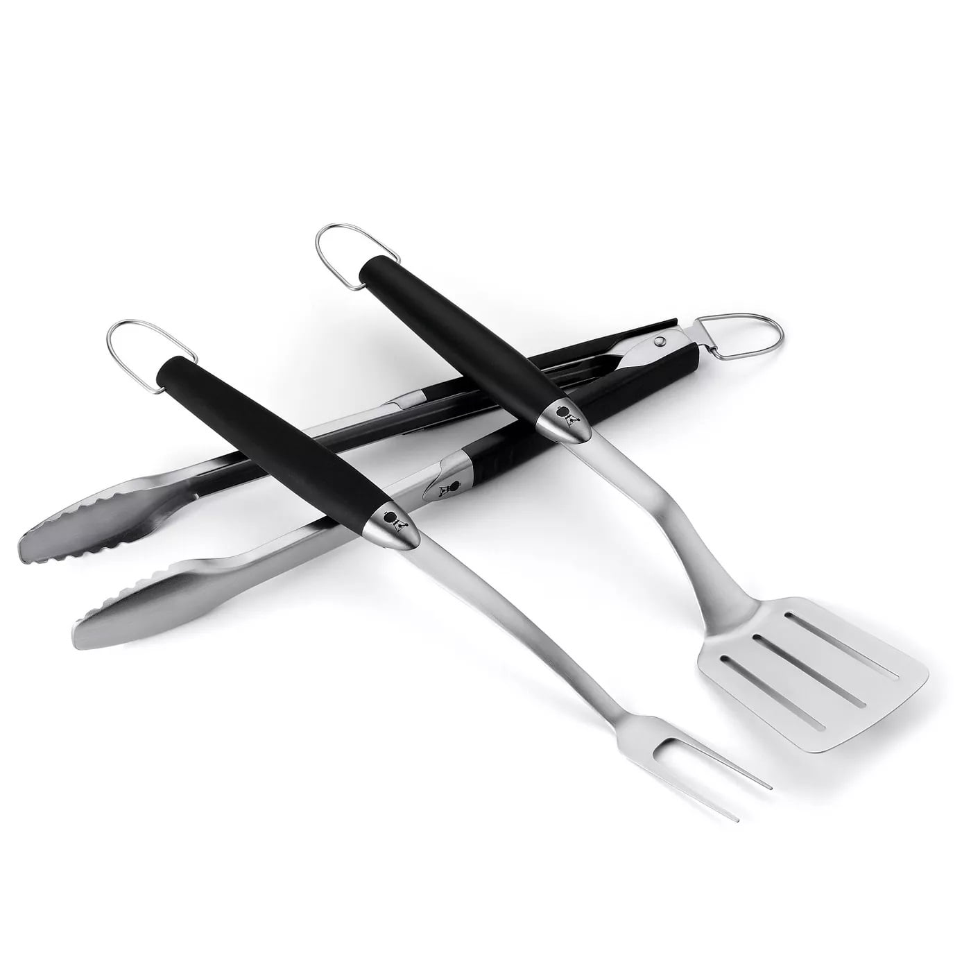 Weber Original Stainless Steel Barbeque Tool Set for Indoor/Outdoor, 3