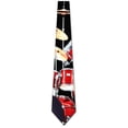 thumbnail image 2 of Drum Set (Black) Necktie Mens Tie, 2 of 3