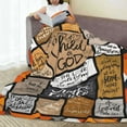 thumbnail image 2 of Christian Gift for Women, Bible Inspirational Throw Blanket for Couch, Soft Flannel Blanket, 60"x 80" Prayers Blankets for Bedroom Sofa Living Christmas Halloween Decoration, 2 of 16