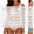 thumbnail image 3 of Enjoytime Bathing Suit for Women Floral Printed V-Neck Tummy Control Two Piece Swimsuit 2026 Summer Modest Swimwear, 3 of 6