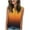 Fall Clothes Yellow, variant on Womens Button Up Tank Tops, Sleeveless Shirts for Women Summer Fashion Loose Fit Ombre Tie Dye Notch V Neck Dressy Blouses