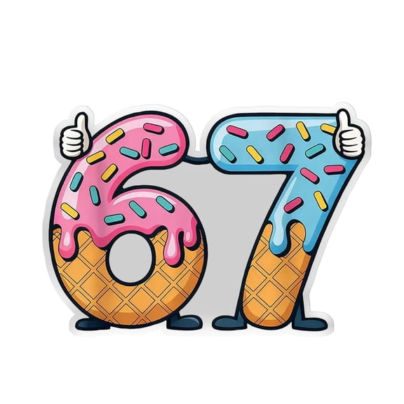 Six-Seven Christmas Ornament 2025, Funny 6-7 Christmas Tree Hangning Ornaments, 2D Acrylic Novelty Xmas Tree Decorations Santa Claus Xmas Decoration(A)