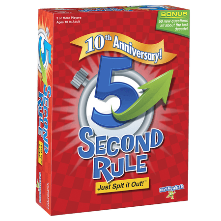 Playmonster - 5 SECOND RULE JUST SPIT IT OUT! 10TH ANNIVERSARY
