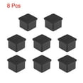 thumbnail image 3 of Tapas de muebles de goma, cubiertas cuadradas de 30 mm x 30 mm para patas de mesas y sillas, 8 piezas, 3 of 6