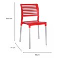 thumbnail image 3 of Offiho Silla de Comedor Breeze Durable Para Exterior e Interior con Protección UV, 3 of 4