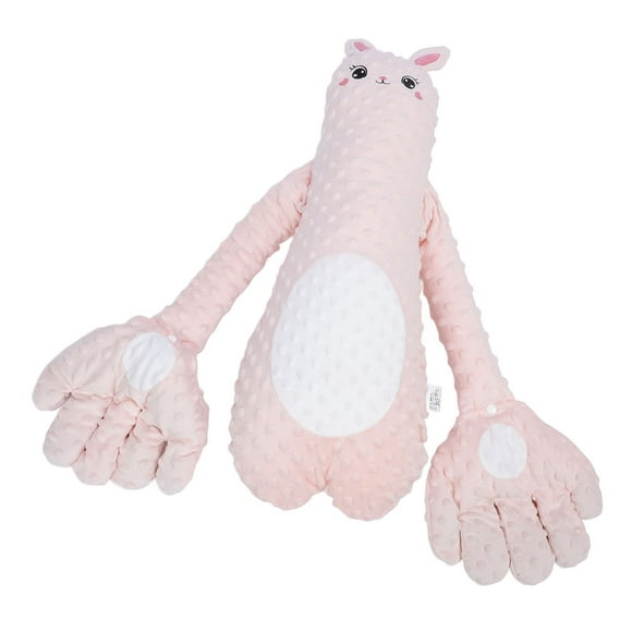 Baby Baby Soothing Pillow for Sleep Red Bean Filling Bean Dots Fabric Soft Cute Bunny Ergonomic Infant Soothing Plush Toy