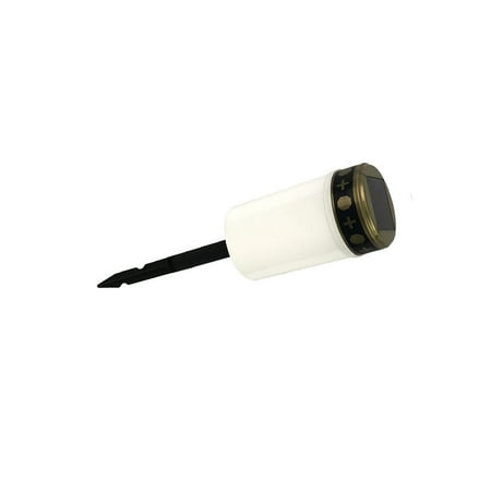 

Redempion Solar Candle Light Waterproof 600mAh Lighting Ground Lamps LED Flickering Night Lights Cemetery Lamp Street Church Yard White