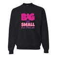 thumbnail image 2 of Wild Bobby, Big or Small Save Them All Mens Breast Cancer Awareness Graphic Sweatshirt, 2 of 2