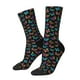 thumbnail image 1 of Balery Multicolored Butterflies Calcetas Largas con Estampado para Hombre y Mujer – Suaves y Transpirables, Talla Única (US 5-11), 1 of 6