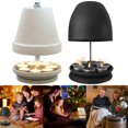 thumbnail image 1 of EIMELI Tea Light Oven Tea Light Heater Elegant Portable Multifunctional Tea Light Fireplace Double-Walled Table Fireplace Candle Heater for Home Table Bedroom, 1 of 8