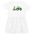 thumbnail image 3 of Inktastic Second Birthday Tractor Girls Toddler Dress, 3 of 5