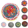 thumbnail image 2 of EIMELI Housse de Coussin de Sol Mandala Bohème Rond 43cm Décoration Canapé Maison, 2 of 8