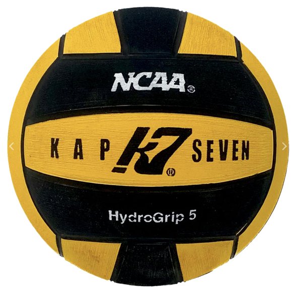Balón de polo acuático KAP K7 SEVEN tamaño 5 HydroGrip amarillo/negro