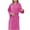 Hot Pink, variant on ZZwxWA Robe Waffle Knit Knee Length Pajamas Unisex Soft Kimono Bathrobe Hotel Spa Robe