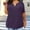 #Purple, variant on DPTALR George Plus Size Women’s V-Neck Short Sleeve T-Shirts,12 Colors: Soft,Breathable & Casual Loose Fit Tops,White,Size XL