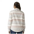 thumbnail image 3 of Free Country Women's Chill Out Fleece Shirt Jacket Blush Baja Stripe XS, 3 of 6