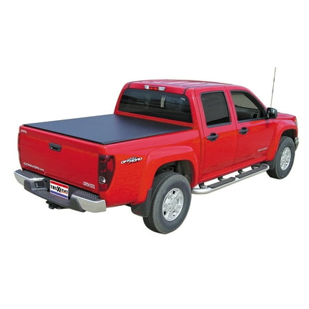 Truxedo 539801 Tonneau Cover Lo Pro Qt R Soft Roll Up Velcro Lockable Using Tailgate Handle Lock Black Vinyl Walmart Canada