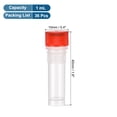 thumbnail image 2 of Tuberías de ensayo de plástico de 1 ml 36 piezas, contenedor de vial graduado con tapa de tornillo para laboratorio, ciencia, rojo claro, 2 of 6