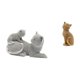 thumbnail image 1 of Figura de escritorio,Estatua de gato,linda estantería,escritorio,decoración del hogar,Figura decorativa creativa para la oficina y el hogar.,Figura de escritorio,Estatua de gato,linda, 1 of 8