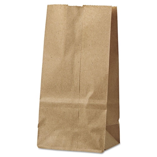 2000-10" x 10" Brown Kraft Flat Strung Paper Bags Food Sandwich Grocery Bag 
