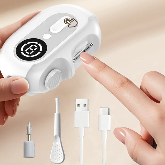 S06 Four-in-one Electric Nail File (White) is a nice holiday gift.