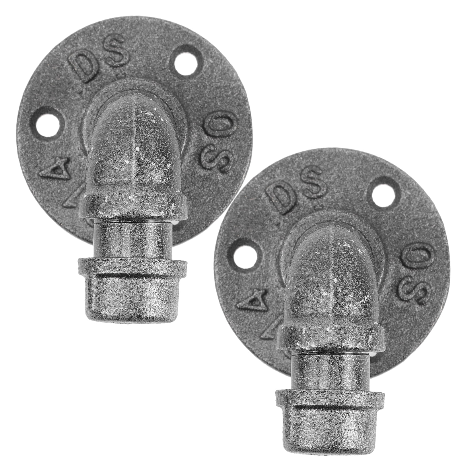 NUOLUX 2pcs Multiuse Hooks Wall Hanging Hooks Industrial Style Hooks