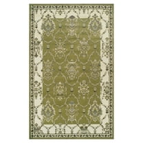 Superior Stratton Traditional Floral Indoor Area Rug, 8'x10', Green