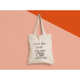 thumbnail image 2 of I Love You From My Head Tomatoes, Fuit Puns, Cotton Canvas Re-Usable Shopping & Carry-All Tote Bag, 2 of 3