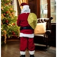 thumbnail image 3 of Disfraz de Papá Noel Disfraz de Navidad Juego de Navidad de Terciopelo (L), 3 of 5