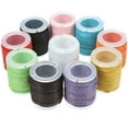 thumbnail image 1 of CIMAXIC 10pcs 10M 1MM Waxed Cotton Cords Strings Ropes for DIY Necklace Bracelet Craft Making (Random Color),1.57"X1.26"X1.26", 1 of 4