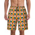 thumbnail image 1 of Colorful Colorblock Gym Shorts Summer Checkerboard Casual Beach Shorts Males Surfing Comfortable Custom DIY Swimming Trunks, 1 of 5