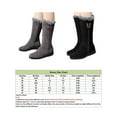 thumbnail image 2 of Frontwalk Womens Winter Boot Side Zip Warm Shoes Mid-Calf Snow Boots Work Anti Skid Ladies Plush Lined Gray 5.5, 2 of 6