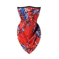 thumbnail image 1 of Neck Gaiter Headwear Bandana Breathable Face Scarf w/Ear Loops,2pack,Floral D, 1 of 7